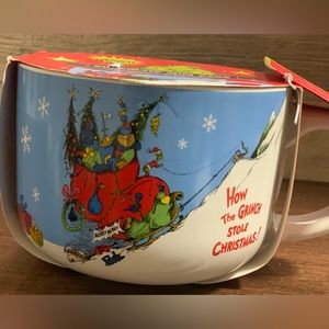 Grinch Stole Hot Chocolate Mug Set - NEW